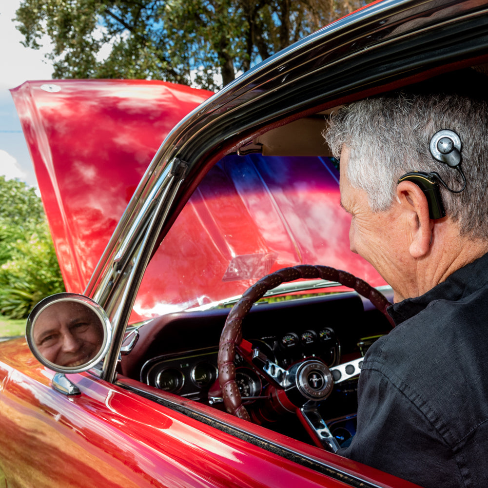 Heavy metal and classic cars: Rodney’s passions are still possible with the right support